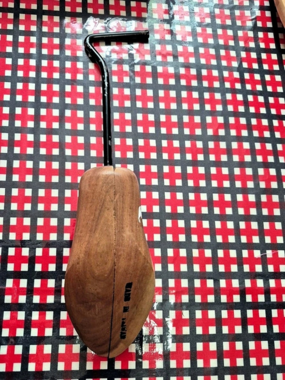 Wooden Display Form with Metal Hook